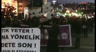 Kadına Karşı Şiddet Protesto Edildi