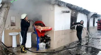 İsbaeyli'de Ev Yangını