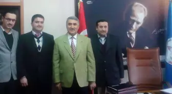 Yurt Müdürleri Milli Eğitim Müdürünü Ziyaret Etti