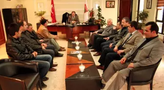 AK Parti Üzümlü Teşkilatından Başkan Sertadım'a Ziyaret