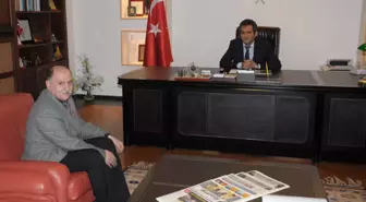 Bilecik'e Tayini Çıkan Yiğit'ten Rektör Özen'e Veda Ziyareti