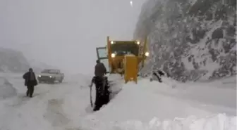 Hakkari-Çukurca Karayoluna Çığ Düştü