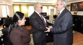 Vali Karaloğlu, Görbir Derneği Başkanı İnci'yi Kabul Etti