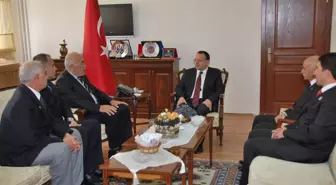 Şehit ve Gazi Derneklerinden Vali Ulvi Saran'a Ziyaret