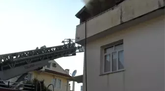 Fethiye'deki Çatı Yangını Korkuttu
