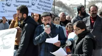 Tunceli'de, Hapis Cezaları Protesto Edildi