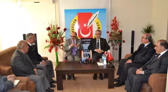 Gaziler Derneği Başkanı Balcı, Gazeteciler Cemiyetini Ziyaret Etti