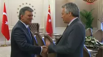 Belçika Başbakan Yardımcısı ve Dışişleri Bakanı Reynders Çankaya Köşkü'nde