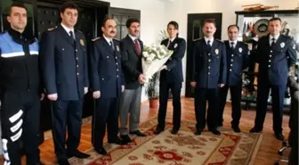 Polis Müdürlerinden Başkan Çakır'a Ziyaret