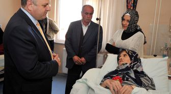 Vali Çakacak Ketem'de Tedavi Gören Hastaları Ziyaret Etti