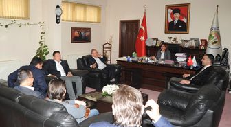 Başkan Çerçioğlu'na Ziyaretçi Akını