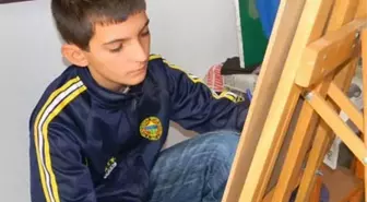 Çanlı Resim Sanatçısından Öğrencilere Ders