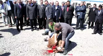 Kars Karayolları 18. Bölge Müdürlüğü Çamçavuş Şantiseyini Törenle Hizmete Açtı