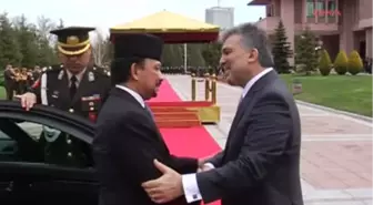 Brunei Sultanı Bolkiah Çankaya Köşkü'nde