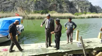 Dalyan'da İskeleler Yenileniyor.