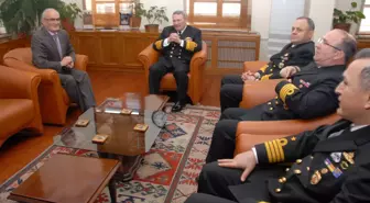 Donanma Komutanı'ndan Yılmaz'a Ziyaret