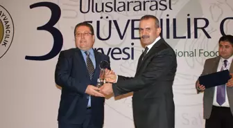 '3. Uluslararası Güvenilir Gıda Zirvesi Ödülleri' Sahiplerini Buldu