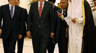 Erdoğan, Katar Başbakanı ve Dışişleri Bakanı El Thani ile Görüştü
