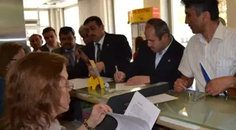 Düzce'de Memurlardan Faks Eylemi