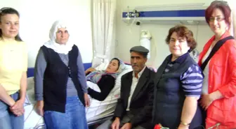 Söke CHP Kadın Kollarından Kaza Geçiren İşçi Kadınlara Ziyaret