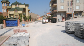 Tavşanlı'da Kaldırım ve Yol Çalışması