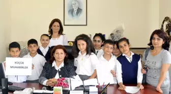 'Küçük Muhabirler' Grubu Akdeniz Belediyesi'ni Ziyaret Etti