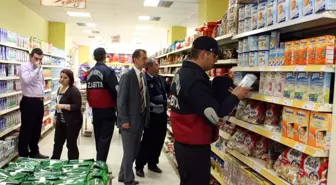 Malkara Belediyesi Zabıta Ekipleri Marketleri Denetliyor