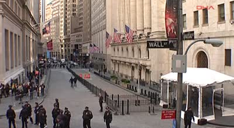 New York Borsası Önünde 'Sivil İtaatsizlik' Eylemi