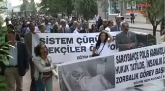 Öğretmenler, Şiddeti Protesto Etti