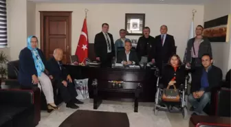 Engelliler Derneğinden Başkan Pekel'e Ziyaret