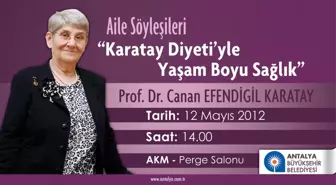 Aile Söyleşileri'nin Konuğu Canan Efendigil Karatay