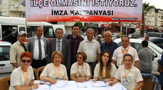 Akçay'ın İlçe Olması İçin İmza Kampanyası Başlatıldı