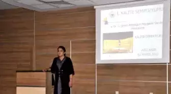 Nevşehir'de 1.kalite Sempozyumu Gerçekleştirildi