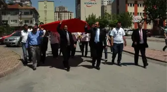 CHP Sevgi Bayrağını Teslim Aldı