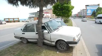 Kazaya Karışan Sürücü Kaçtı