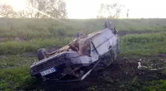 Konya'da Otomobil Takla Attı: 1 Yaralı
