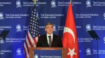 Cumhurbaşkanı Gül, Chıcago Küresel İlişkiler Konseyi'nde Konuştu
