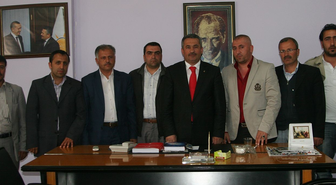 İş-Kur Çalışanlarından AK Parti İl Başkanı Aras'a Teşekkür Ziyareti