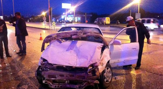 Düzce'de Kaza: 3 Yaralı