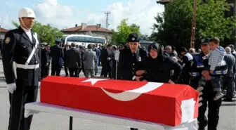 Kayseri'de Şehit Polise Hazin Tören