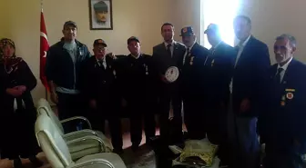 Muharip Gaziler Derneği Kars Şube Başkanlığı'ndan Digor Kaymakamına Ziyaret