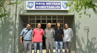 Gazetecilerden Albay Kanbur'a Ziyaret