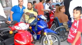 7 Özürlüye Motosiklet Yardımı Yapıldı