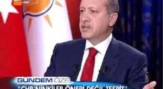 Başbakan Erdoğan: 'Chp'nin Getirdiği Çalışma, Öneri Paketi Değil, Tespittir' (1)