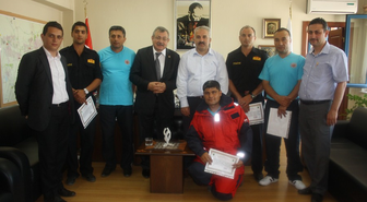 Çaycuma Belediye Başkanı Mithat Gülşen'den Ankara Büyükşehir İtfaiyesine Teşekkür Belgesi