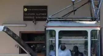 Bursa'da Bakımı Yeni Tamamlanan Teleferik Arıza Yaptı