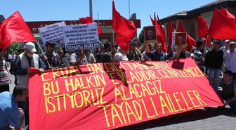 Erdal Dalgıç'ın Cenazesini Almak İsteyen Tayad'lı Ailelerden Oturma Eylemi