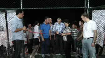 Otel Lojmanına Halı Saha Yaptırdı