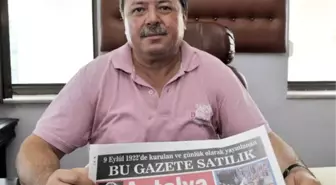 90 Yıllık Yerel Gazete 'Satılık' İbaresiyle Yayımlandı