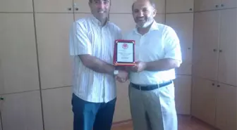 Çimder'den Müftü Söğüt'e Teşekkür Plaketi